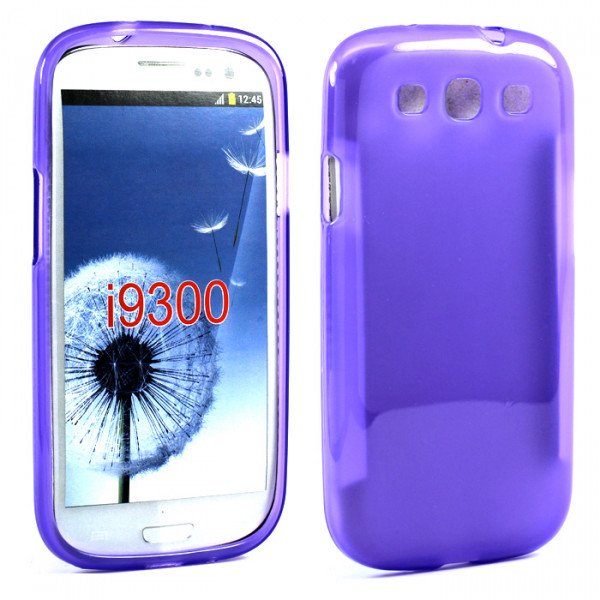 Wholesale Samsung Galaxy S3 i9300 TPU Gel Case (Purple)
